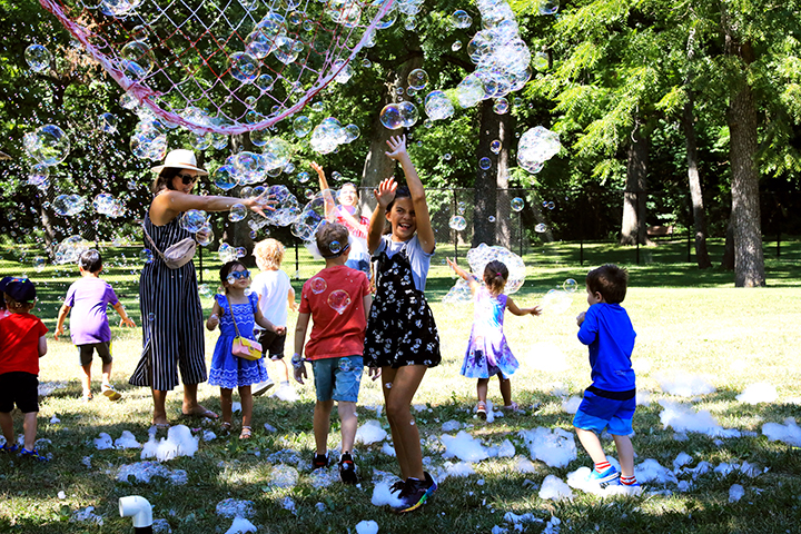 Kids Bubble Dance Party