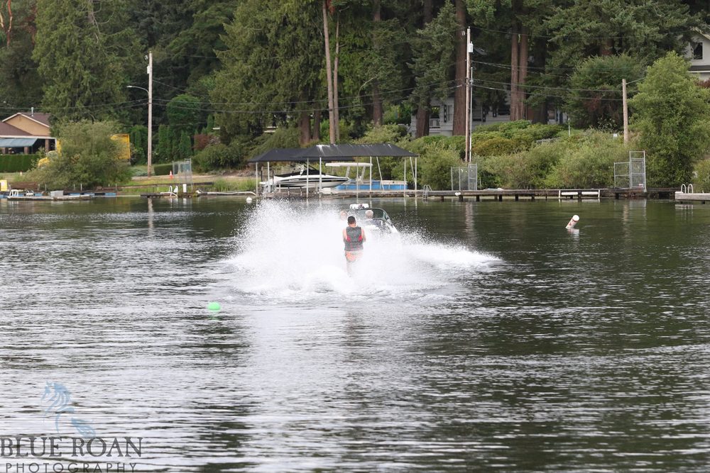 Water activities on the lake